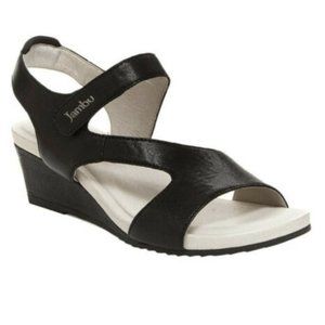 *NEW* Jambu  - Black Leather Sandal  - Modena